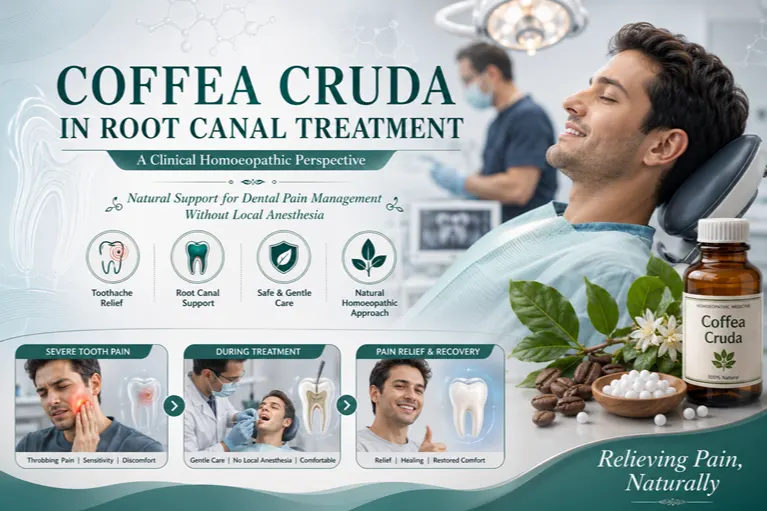 Cover image for Coffea cruda substantially reduces toothache in Root canal treatment  without local anesthesia